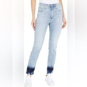 AG Adriano Goldschmied The Isabelle High Rise Straight Leg Crop. New with tags